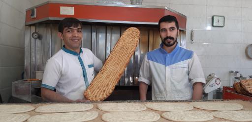 عکس نانوایی بربری کامرانی نسب