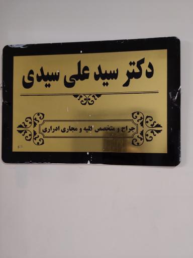 عکس دکتر سید علی سیدی