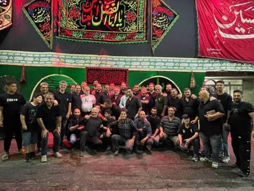 عکس هیئت انصارالحسین جوانان خیابان گرگان