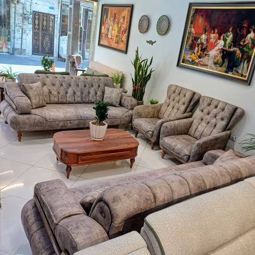 عکس مبلمان سپیدار چوب