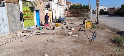 عکس لوله کشی گاز  و آب سوزنگری