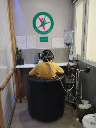 عکس مرکز نوروفیدبک نقشه مغزی و rtms