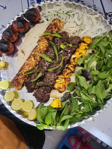 عکس کباب ساطوری آس بناب