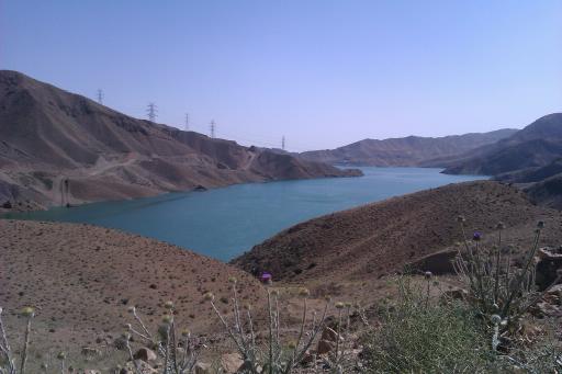 عکس دریاچه سد ماملو