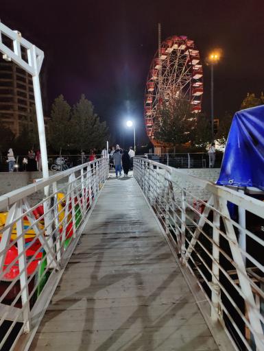 عکس کرایه قایق شرقی دریاچه چیتگر