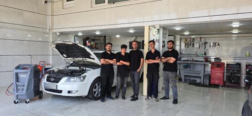 عکس برق خودرو و آبشنال خالد حیدری