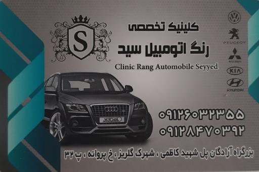 صافکاری و نقاشی سید