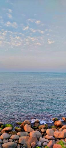 عکس ساحل سنگی رامسر