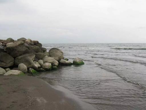 عکس ساحل سنگی رامسر