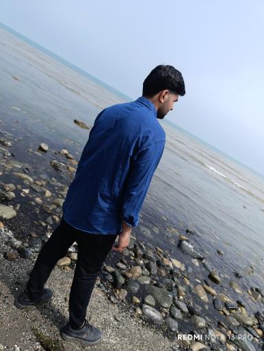 عکس ساحل سنگی رامسر