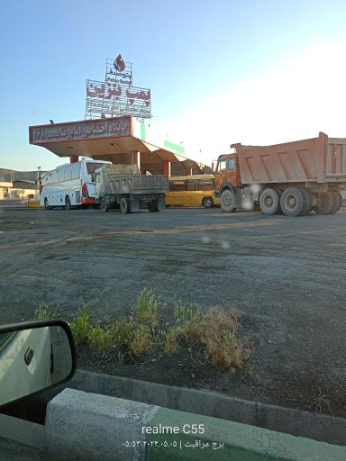 عکس پمپ بنزین و گازوییل صدف (ماشین سنگین)