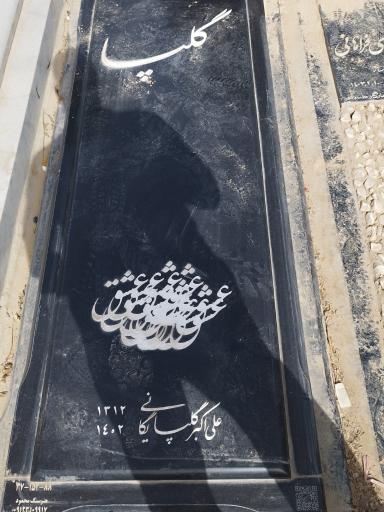 عکس مزار استاد علی اکبر گلپا