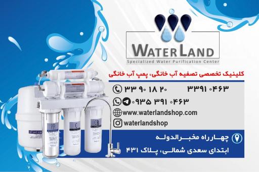 عکس فروشگاه لوازم جانبی و دستگاه تصفیه آب واترلند