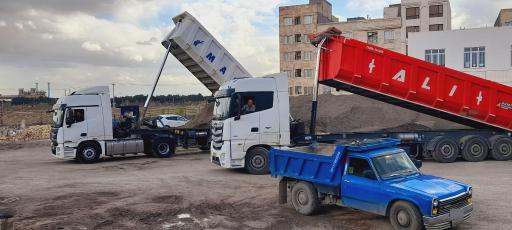 عکس مصالح ساختمانی و ماسه تعاون