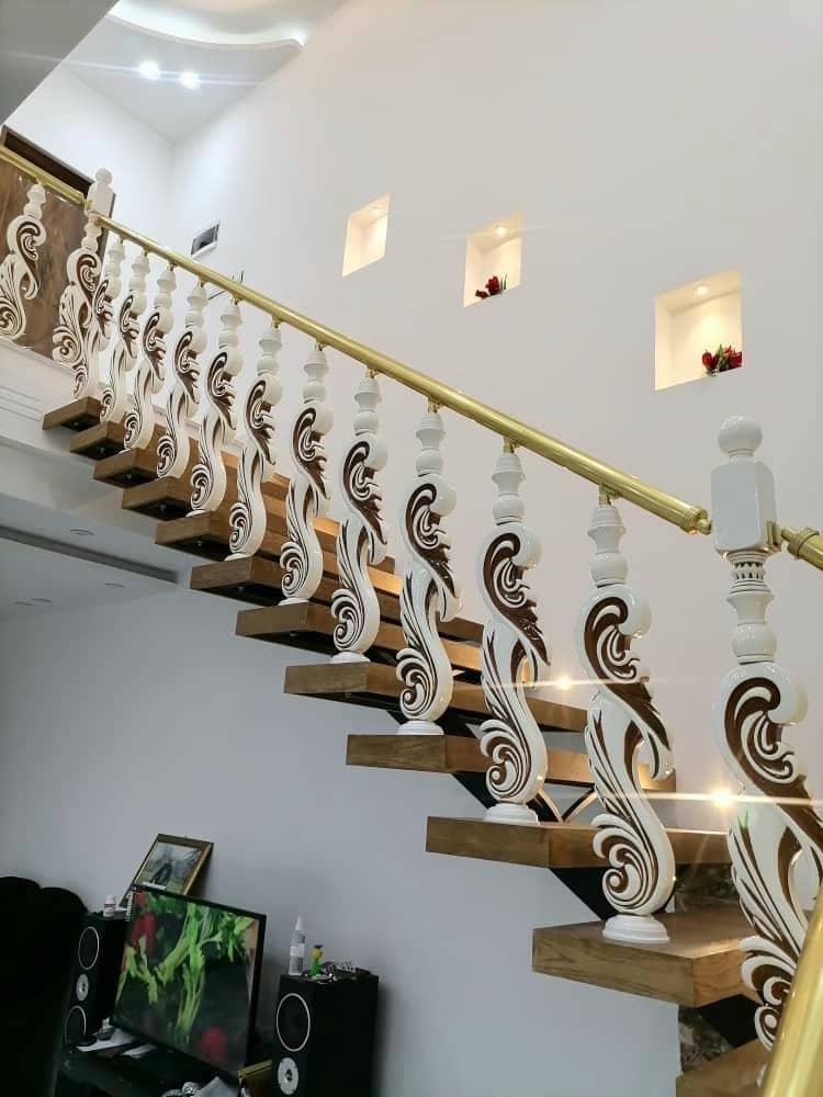 عکس نرده استیل راه پله