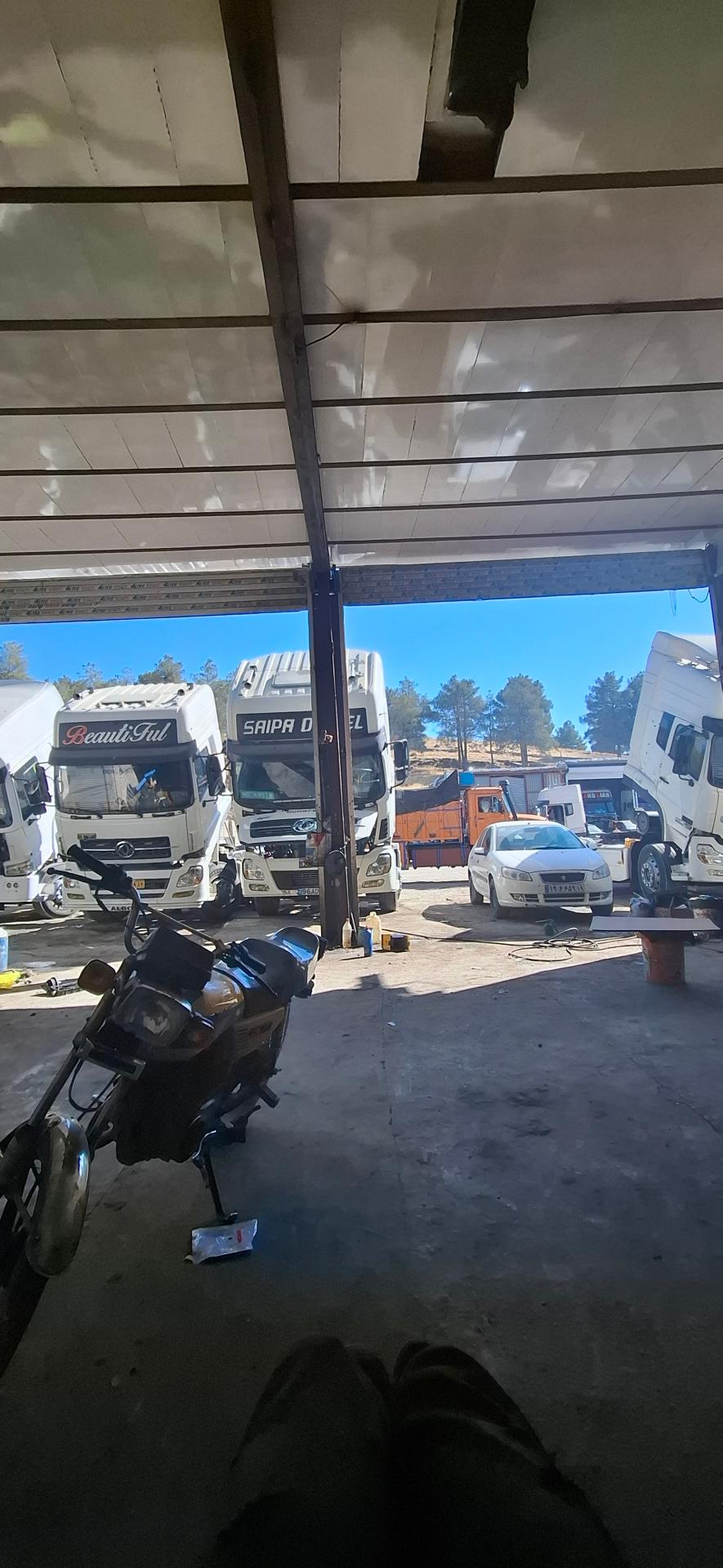 عکس مکانیکی سنگین مهندس علی عزیزی