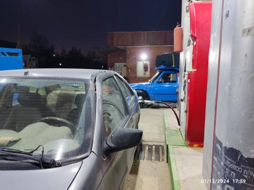 عکس پمپ گاز CNG