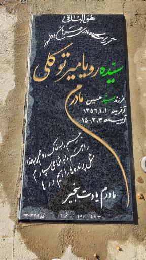 عکس مقبره سیده رویا میرتوکلی 