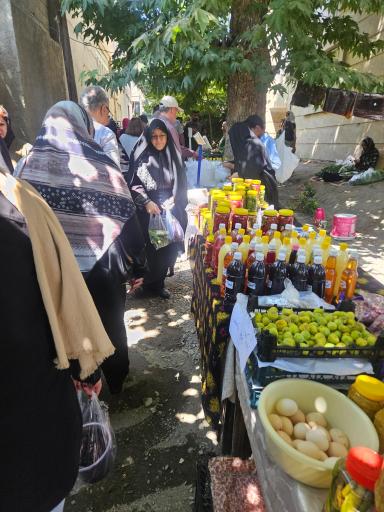 عکس کوچه قنات حصار سرخ