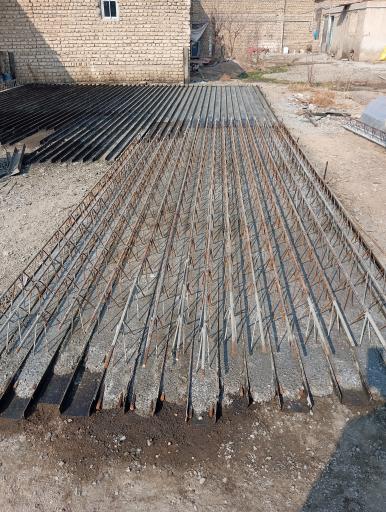 عکس تیرچه سازی رضا گنجی