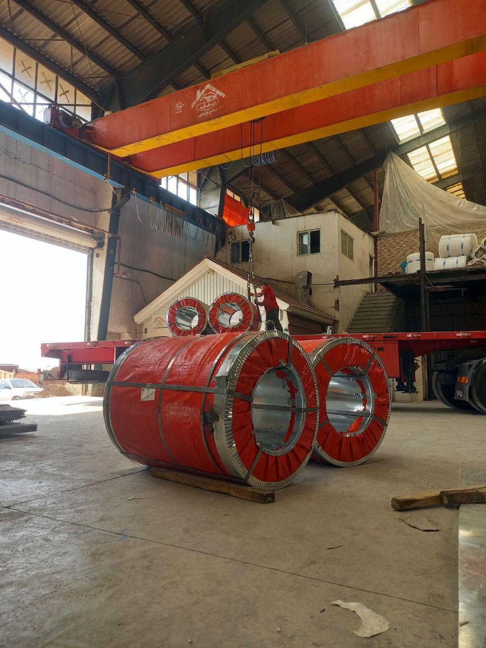 عکس برشکاری ورق رنگی و گالوانیزه،  لیزر و خم(صدف)