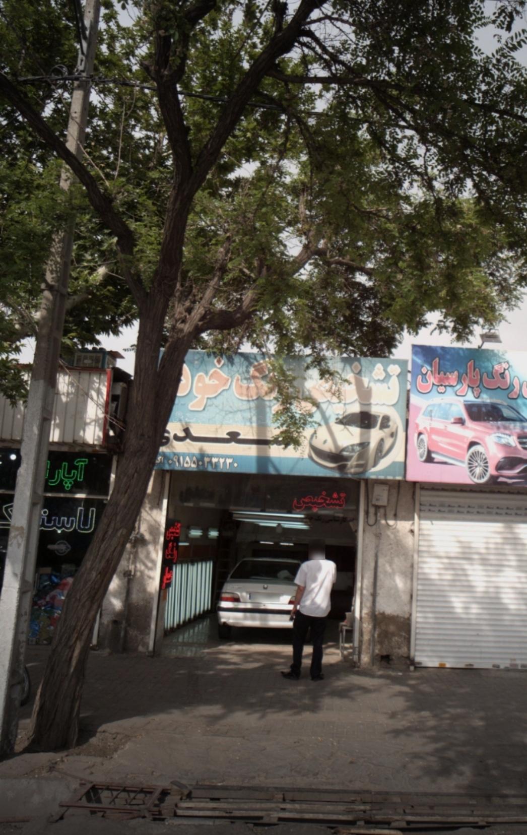 عکس تشخیص رنگ خودرو عمار