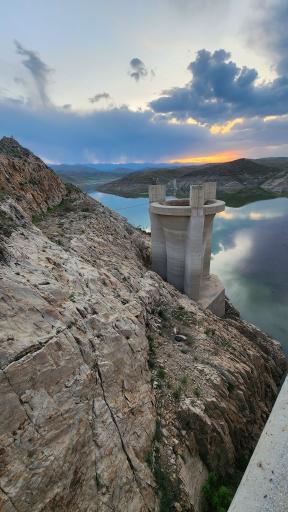 عکس دریاچه سد طرق