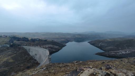 عکس دریاچه سد طرق