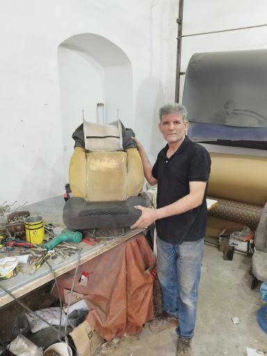 عکس تودوزی صندلی اتومبیل بحراسمانی