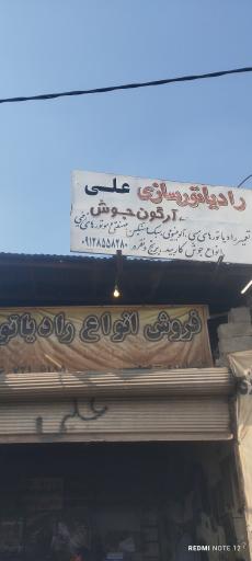 عکس رادیات سازی علی