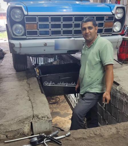 عکس تعویض روغن و آپاراتی عابدین زاده