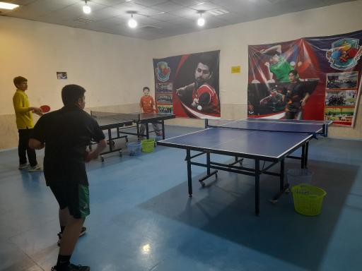 عکس آکادمی پینگ پنگ الهیه مجید جداری