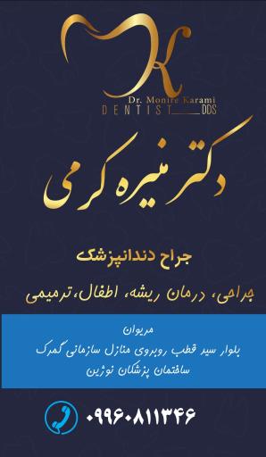 عکس دکتر منیره کرمی