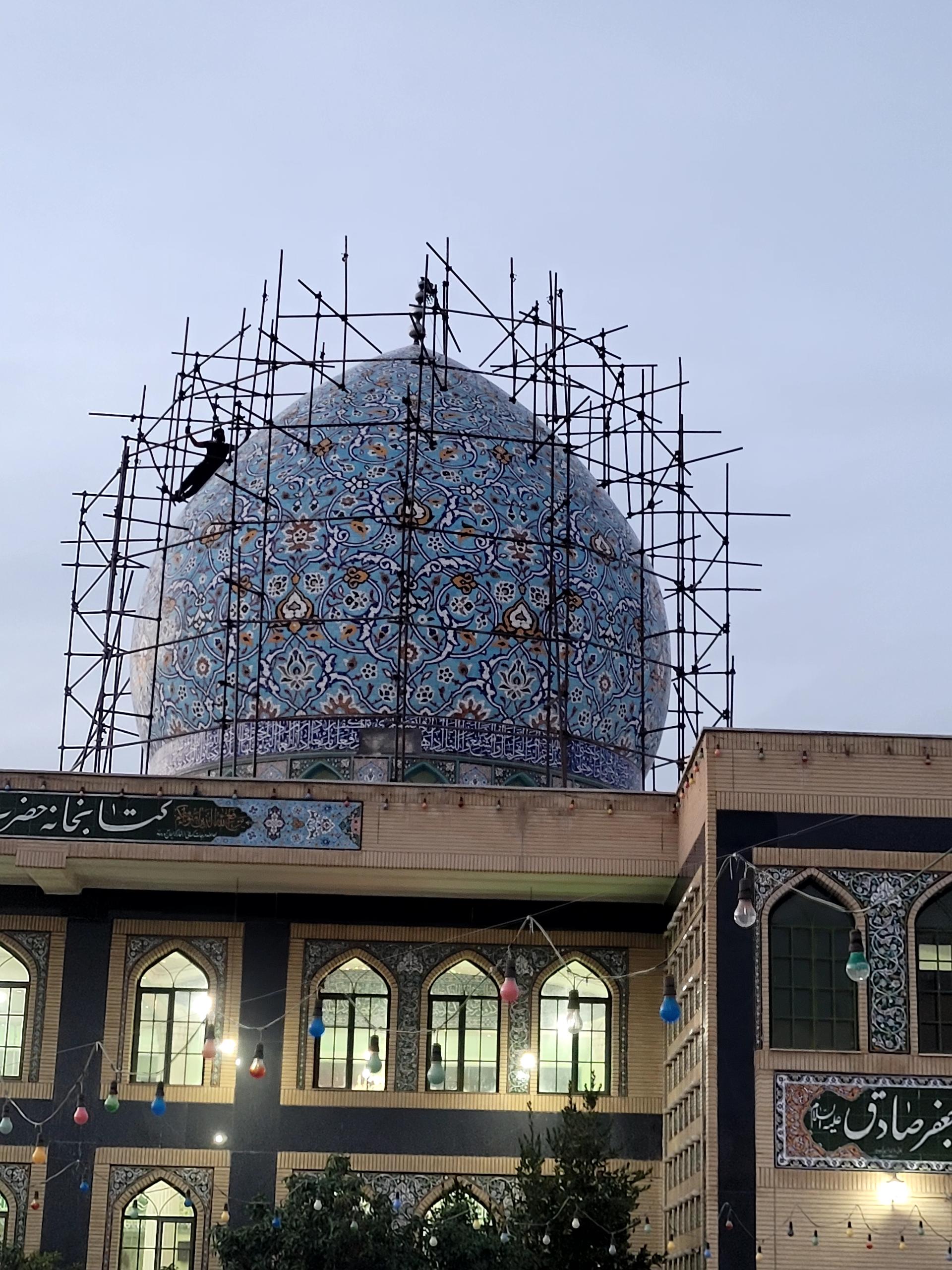 عکس داربست فلزی سامان