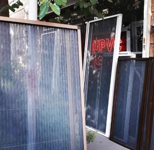 عکس آلومینیوم و پنجره سازی upvc توری پلیسه