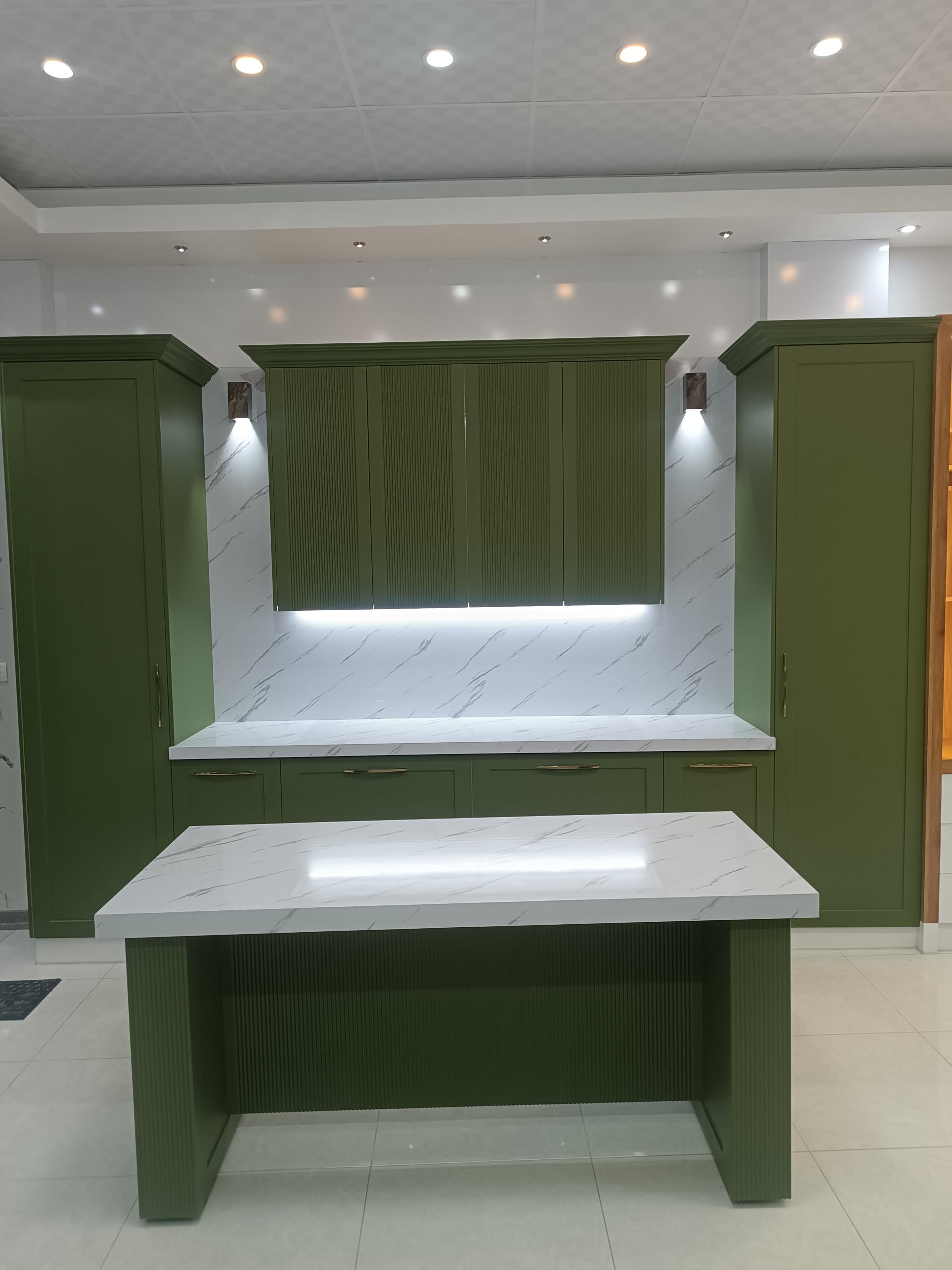 عکس کابینت نما چوب 