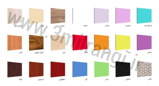 عکس تولیدی سه میل رنگی و هایگلاس