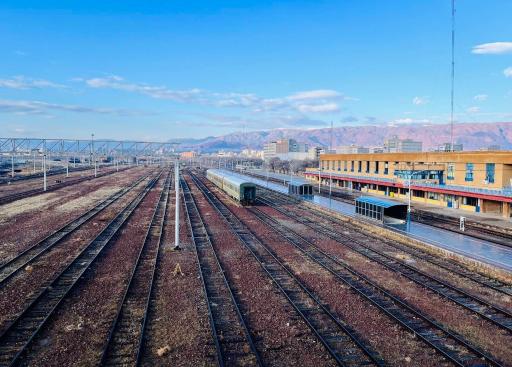 عکس ایستگاه راه آهن مرزی جلفا