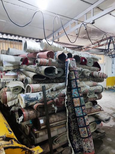 عکس قالیشویی ابریشم رشت