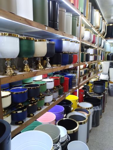 عکس گلدان فلزی فلورا