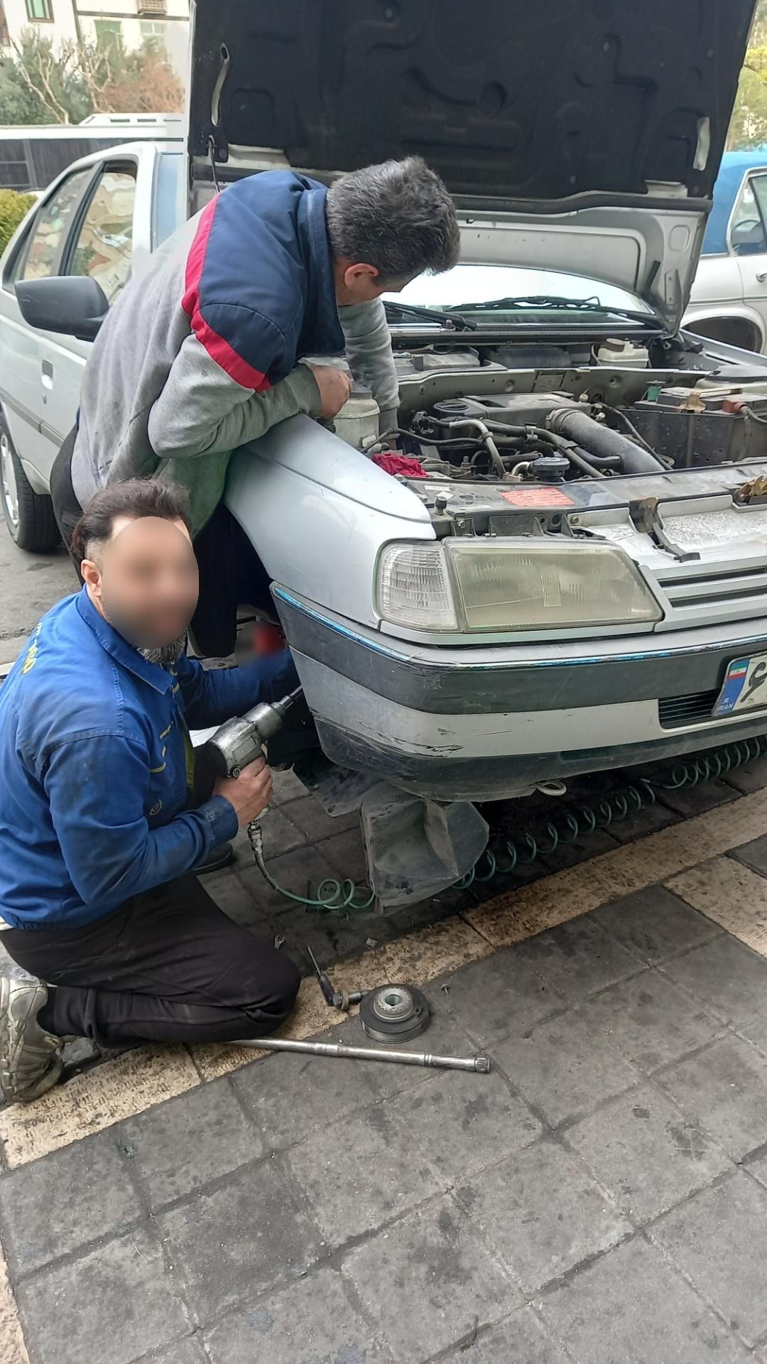 عکس برق اتومبیل صمد زاده