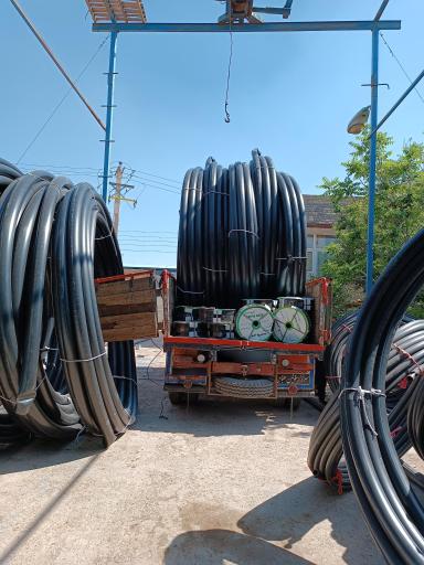 عکس تولیدی لوله پلی اتیلن آرین