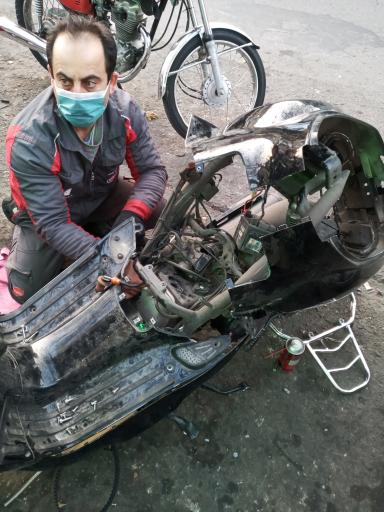 عکس تعمیرگاه تخصصی موتورسیکلت کامران