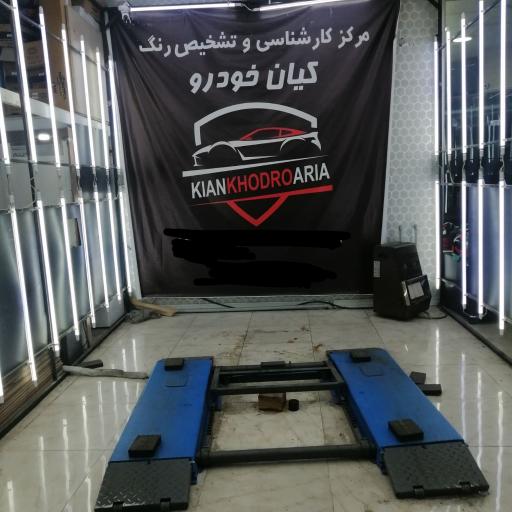 عکس کارشناسی فنی و تشخیص رنگ کیان خودرو