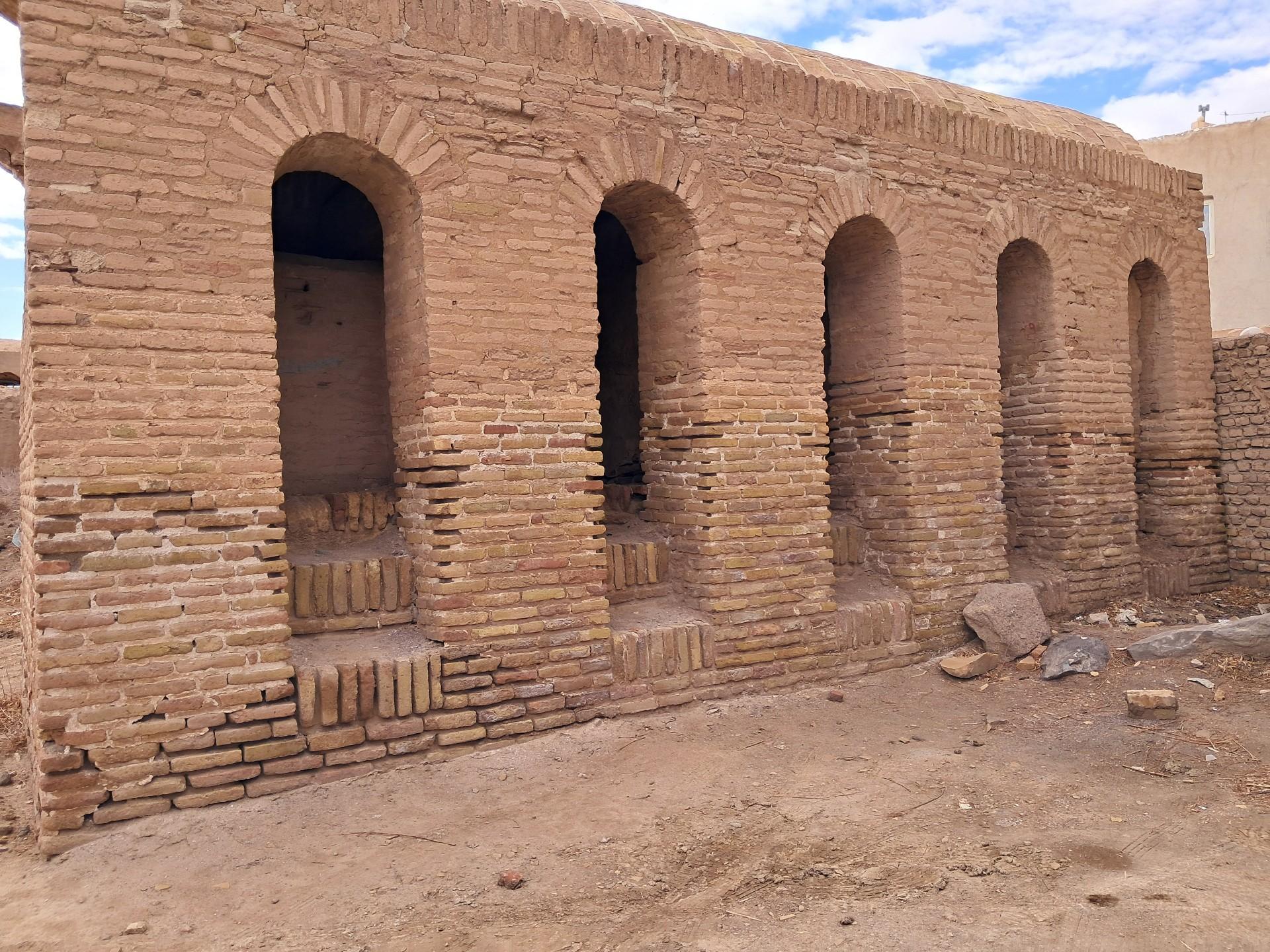 عکس کاروانسرای شاه‌عباسی عباس آباد
