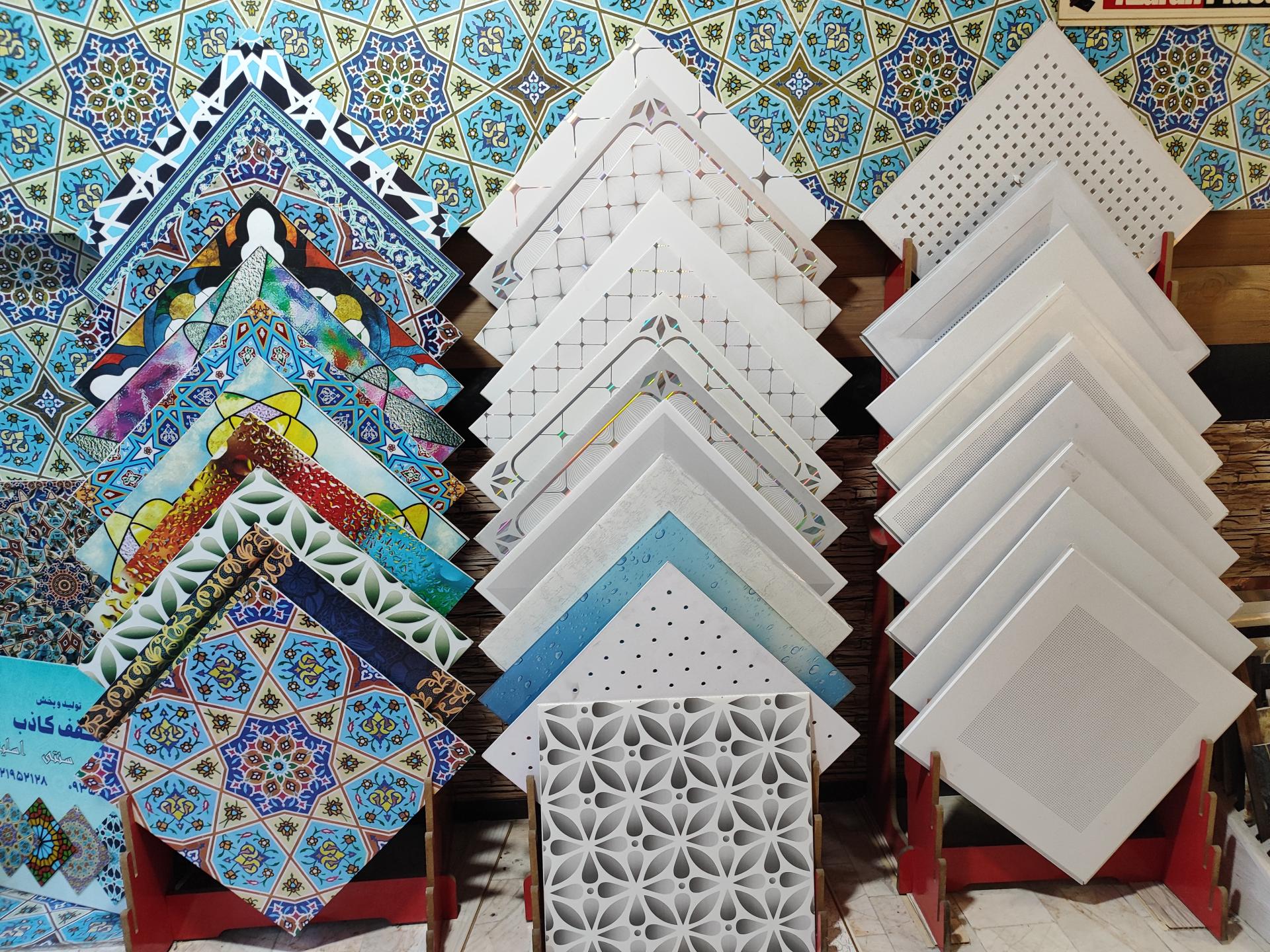 عکس سقف کاذب دیوار پوش  PVC 