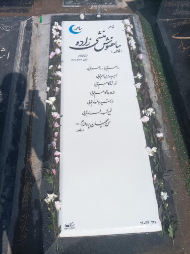 عکس مزار ماهنوش منشی زاده