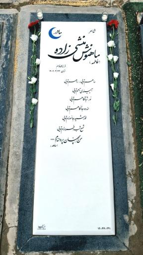 عکس مزار ماهنوش منشی زاده
