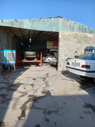 عکس تعمیرگاه و میزان فرمان سلیمان