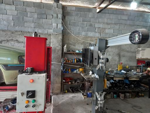 عکس تعمیرگاه و میزان فرمان سلیمان